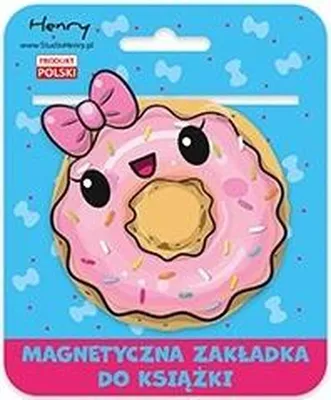 Produktbild von Magnetyczna zakładka do książki Kulka z kokardą