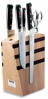Obrázek produktu pro F. DICK Design Messerblock Premier Plus 5-tlg Messerblock Buchenholz mit Magnet