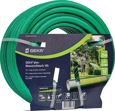 Produktbild von Wasserschlauch GEKA plus 105 Länge 50 m Innen-Ø 12,5 mm Außen-Ø 16,5 mm
