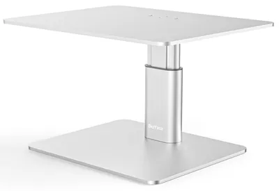 Immagine prodotto di Omgoods - Supporto regolabile per monitor in metallo - Organizer da scrivania per PC e laptop