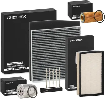 Produktbild von RIDEX Inspektionspaket Filterset für VOLVO V70 II (285) S60 I (384)