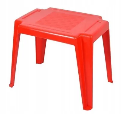 Produktbild von Kindergartentisch aus Kunststoff Lolek rot
