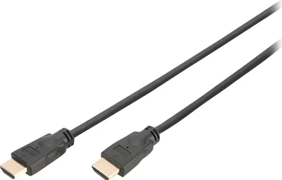 Immagine prodotto di DIGITUS HDMI-Kabel A HighSpeed Ethernet St/St 1.0m schwarz