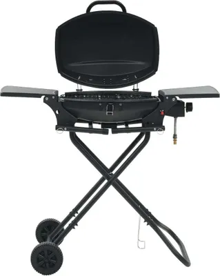 Image de vidaXL Barbecue à gaz portable avec zone de cuisson Noir