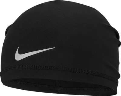 Obrázek produktu pro NIKE 9385/22 Čepice Nike U Peak Dri/Fit Uncuffed Beanie 042 černá/stříbrná 042 černá/stříbrná -