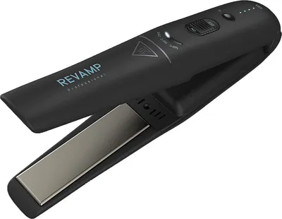 Image de REVAMP Progloss Liberate Mini lisseur céramique sans fil avec sac de voyage résistant à la chaleur 160°C-210°C