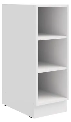 Produktbild von Küchen Unterschrank Regal 30 cm Weiß Küchenzeile Küchenblock Küche Einbauküche
