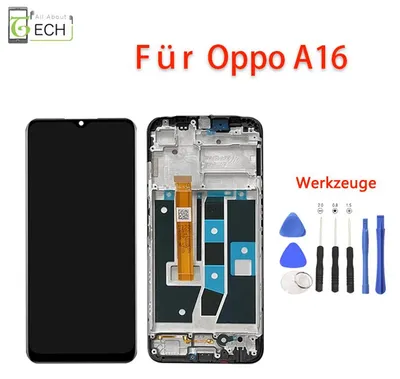 Produktbild von Für Oppo A16 / A16s CPH2269 LCD Display mit Rahmen Bildschirm Touchscreen
