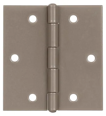 Scharnier, perlbeige, 20 Stück, 64 x 64 x 1 mm, pulverbeschichtet