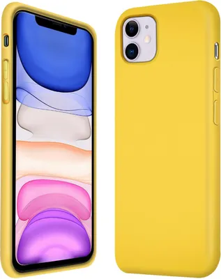 Image de Étui Apple iPhone 11 Handy Cover Silicone Gel Case Handy Case, jaune