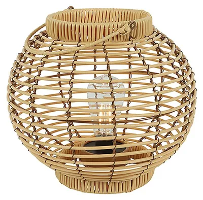 Produktbild von Countryfield LED Windlicht Sabine M hellbraun - Rattan Laterne