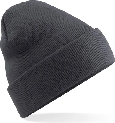 Image de Beechfield B375R | Polylana® Original Cuffed Beanie - Couleur : Graphite Grey - Taille : One Size
