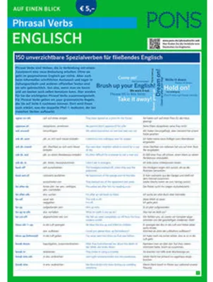 Image de PONS Phrasal Verbs auf einen Blick Englisch