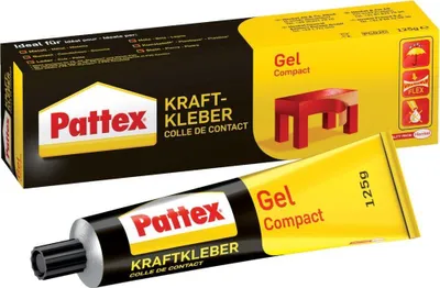 Produktbild von Pattex Kraftkleber Compact, Kontaktkleber, Gel, Dose, 625g