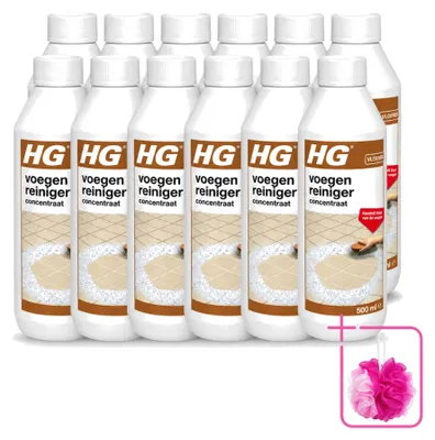 Produktbild von 12 x HG Fugenreiniger Konzentrat - 500 ml - Sparpackung - 12 Stücke
