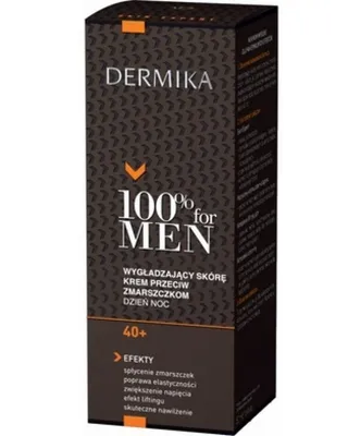 Produktbild von Dermika 100% für Männer ab 40 Jahren Glättende Tages- und Nachtcreme 50 ml