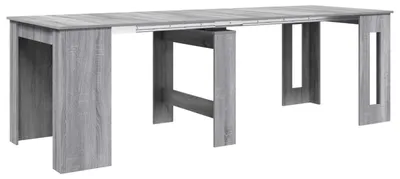 Produktbild von vidaXL Esstisch 240 x 85 x 75 cm Holzwerkstoff Grau Sonoma