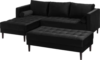 Produktbild von home24 Ecksofa - Samt