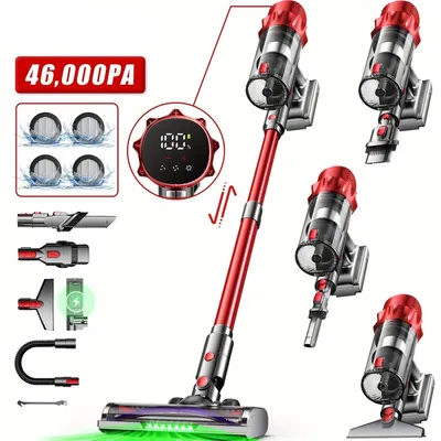 Image de Aspirateur à poussière - Aspirateur sans fil - Aspirateur balai sans fil - Aspirateur à main - Léger