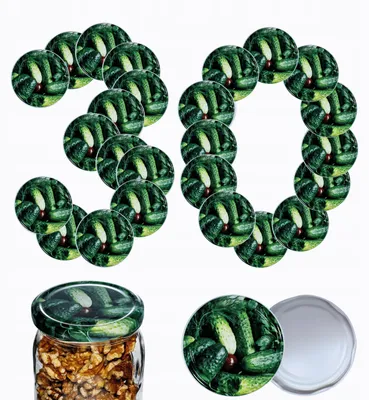 Produktbild von Wamar-Sosenka Twist-Off-Deckel 82mm 30 Stück Glas Muster O