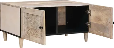 Obrázek produktu pro vidaXL Konferenční stolek, bílý, 80 x 54 x 40 cm, dřevotřísková deska