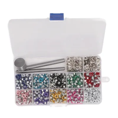 Immagine prodotto di Kit di utensili per occhielli, set di occhielli, kit di occhielli, occhiello per occhiello, kit di occhielli in metallo, occhielli