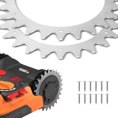 Spikes für Robotermäher, 2 Stück, Edelstahl, für Worx Landroid S & M