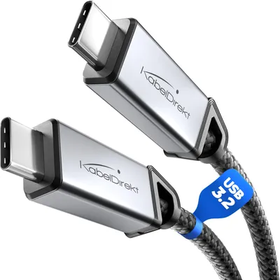 Produktbild von KabelDirekt – USB-C-Kabel – 0,6m – 4K