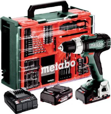 Image de Metabo BS 18 L Set Akku-Bohrschrauber (2 x 18V 2Ah LiPOWER Akkus) 614051710