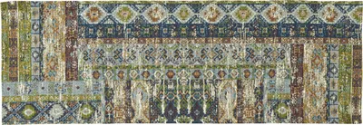 Produktbild von Sander Tischläufer Soumak" blau/braun 32x96 cm"