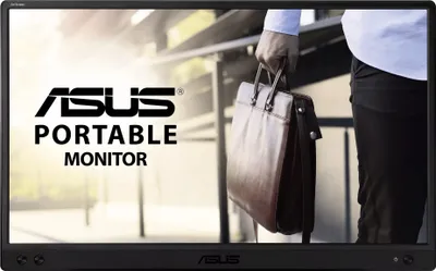 Produktbild von ASUS ZenScreen MB166C, 39,6 cm (15.6"), 1920 x 1080 Pixel, Full HD, LED, 5 ms, Schwarz