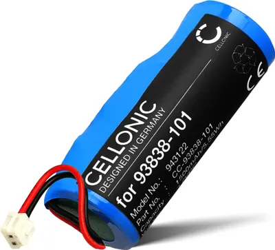Image de CELLONIC 1x Batterie pour Rasoirs & Tondeuses Compatible avec Wahl Cordless Detailer Li, 3024976 - (1500mAh, 3.7V)