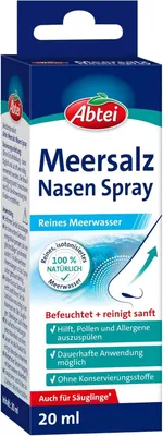 Produktbild von Abtei Meersalz Nasenspray - Befeuchtet & reinigt die Nase sanft, 20ml