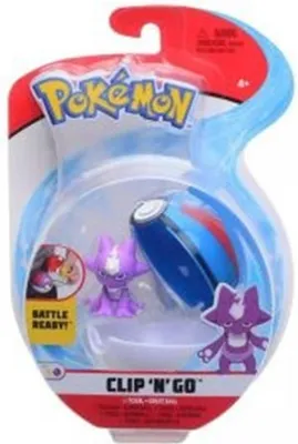Produktbild von Pokemon Clip'n'go Toxel und Großer Ball