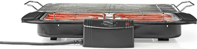 Produktbild von Nedis Bbqe110Bk Elektrogrill Rechteckig 38 X 22 Cm 2000 W
