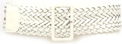 Obrázok produktu pre 2811AA cintura donna VICOLO intrecciata white ADJUSTABLE belt woman