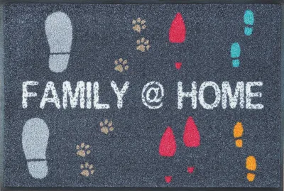 Produktbild von wash+dry Schmutzfangmatte Family @Home - 50 x 75 cm