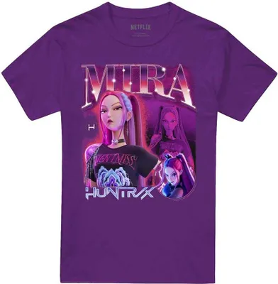 Immagine prodotto di K-Pop Demon Hunters - Maglietta "Mira" per uomo/donna unisex TV20426 (S) (Viola)