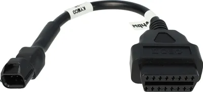 Produktbild von vhbw OBD Adapter 3Pin auf OBD2 16Pin kompatibel mit Kymco Motorrad, Roller - 0,15 m