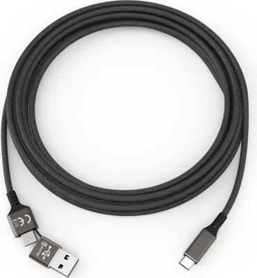 Produktbild von Smrter Speedy USB auf USB-C Kabel 1m schwarz