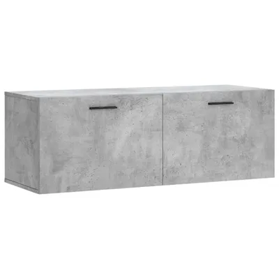 Obrázek produktu pro vidaXL Nástěnná skříň betonová šedá 100x36,5x35 cm odvozený dřevěný výrobek