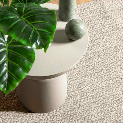 Produktbild von vidaXL Teppich ZIZUR Creme 60x110 cm Jute-Optik Indoor und Outdoor