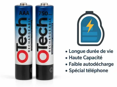 Produktbild von Batterie kompatibel mit SIEMENS GIGASET C530H - Otech