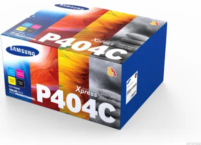 Produktbild von HP zastępuje 4-pak czarnego tonera kolorowego Samsung CLT-P404C