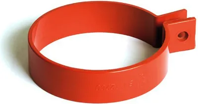 Produktbild von BRYZA Rohrschelle aus Kunststoff Ø 90 mm, Ziegelrot RAL 8004