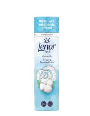 Produktbild von Lenor Light Wäscheparfüm Frische Baumwollblüte, Granulat, 275 g, Flasche