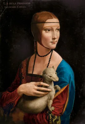 Immagine prodotto di Puzzle 1000 pezzi Dama con l'ermellino, Leonardo da Vinci Collezione d'Arte 105168