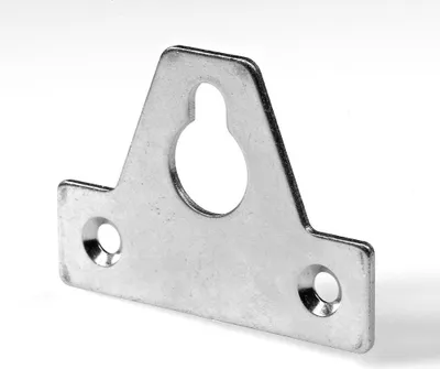Produktbild von Hettich Schrankaufhänger mit Schlüssellochung 64 x 45 mm verzinkt