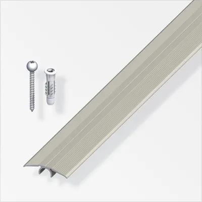 Produktbild von alfer Übergangs-Profil und Dübel-System 0.9 m, 33 mm, Alu, eloxiert, titan