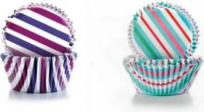 Produktbild von Set mit 100 Muffinformen Rayas Ibili, Papier, 7,5 cm, mehrfarbig